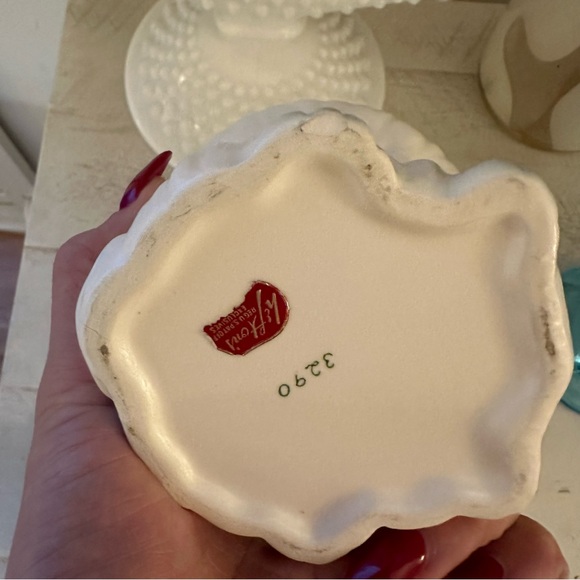 Vintage Lefton Toodles White Fog Anamorphic Sugar Jar - Picture 5 of 8